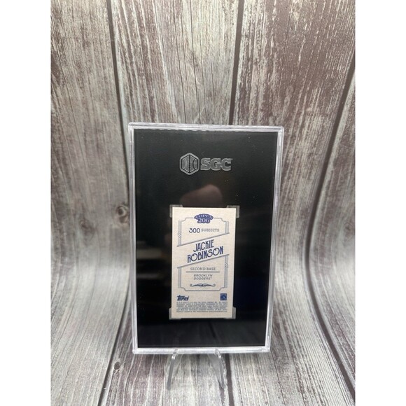 2024 Topps 206 Jackie Robinson SGC 9.5 Mint+ Tobacco Card Brooklyn Dodgers - Picture 6 of 9